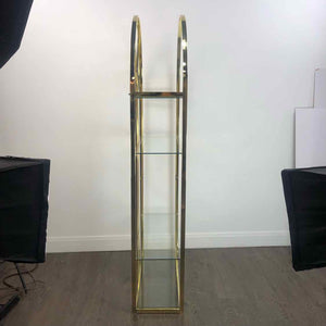 Gold Metal Arch Shelf