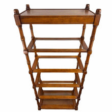 Load image into Gallery viewer, Faux Bamboo Etagere Shelf