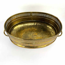 Load image into Gallery viewer, Hammered Brass Bowl Planter