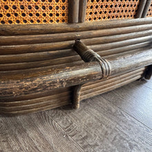 Load image into Gallery viewer, Curved Rattan &amp; Cane Bar