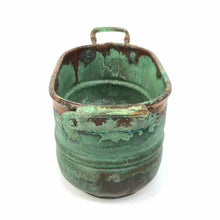 Load image into Gallery viewer, Verdigris Metal Planter