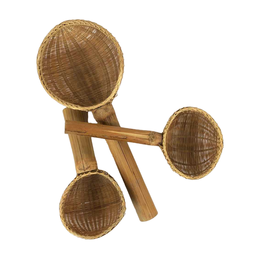 Woven Basket Ladles