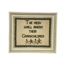 Load image into Gallery viewer, The Meek Shall Inherit Needlepoint