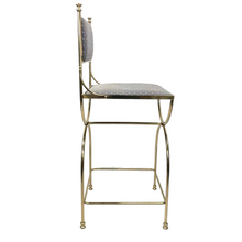 Load image into Gallery viewer, Gold Metal Stool