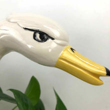 Load image into Gallery viewer, Large Ceramic Swan Planter