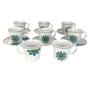 Porcelain Daisy Mugs