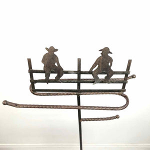 Western Iron Towel Rack