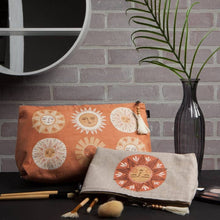 Load image into Gallery viewer, Soleil Sun Faces Cosmetic Bag