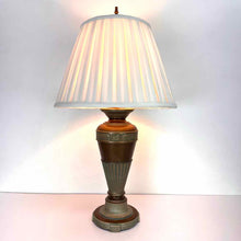 Load image into Gallery viewer, Art Deco Verdigris Lamp