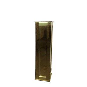 Beveled Brass Pedestal