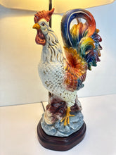 Load image into Gallery viewer, Rooster Pottery Lamp