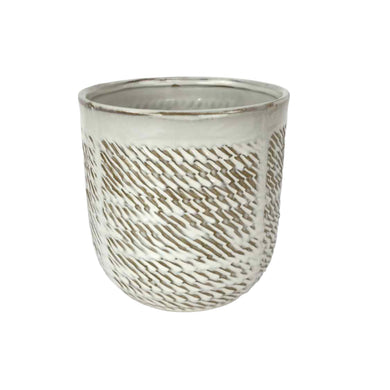 Textured Ivory Planter