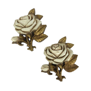 Gold Roses Wall Hangings