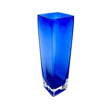 Load image into Gallery viewer, Modern Blue Glass Vase