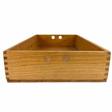 Load image into Gallery viewer, Dovetailed Oak Wooden Tray