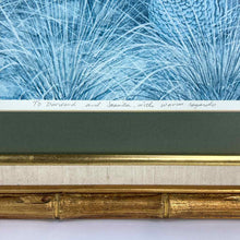 Load image into Gallery viewer, Gold Bamboo Framed Quail Print