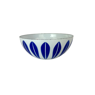 Blue Lotus Enamel Bowl