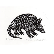 Load image into Gallery viewer, Armadillo Block Print