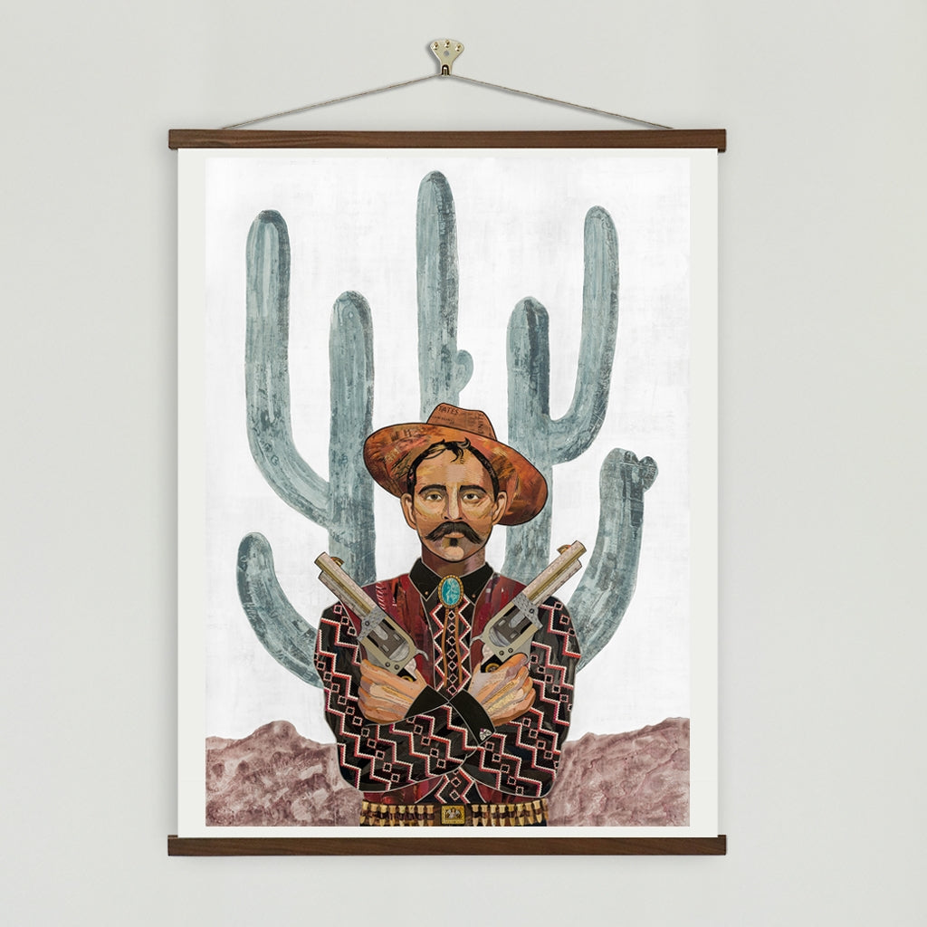 Saguaro Cowboy factory limited edition paper print