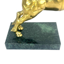 Load image into Gallery viewer, Brass Unicorn on Marble Base