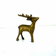 Load image into Gallery viewer, Small Brass Reindeer