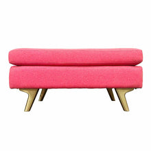 Load image into Gallery viewer, Modern Pink Ottoman
