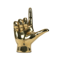 Load image into Gallery viewer, LSU L Sign Brass Hand