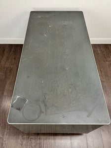 Gray Metal Tanker Desk