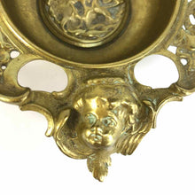 Load image into Gallery viewer, Cherubs &amp; Gargoyle Brass Dish