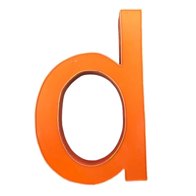 Orange Letter D or P