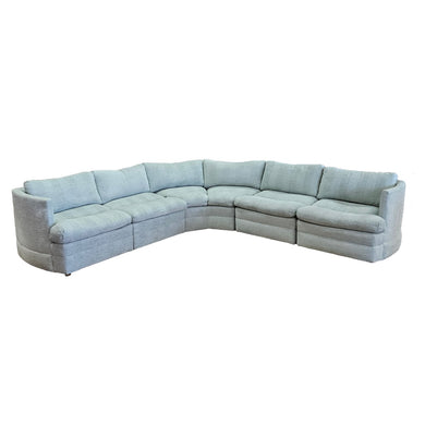 Baby Blue Sectional Sofa
