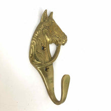 Load image into Gallery viewer, Brass Horse Wall Hook