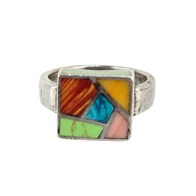 Load image into Gallery viewer, Inlay Sterling Silver Ring