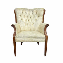 Load image into Gallery viewer, Ivory Velvet Chair