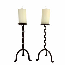 Load image into Gallery viewer, Rustic Chain Candleholders