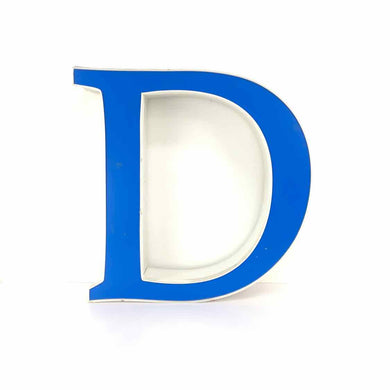 Blue Channel Letter D