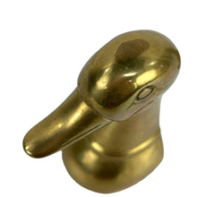 Load image into Gallery viewer, Brass Duck Head Bookends