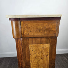 Load image into Gallery viewer, Antique Wood &amp; Marble Console