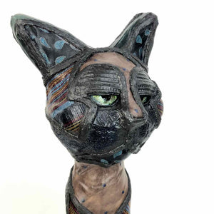 Handmade Cat Sculpture