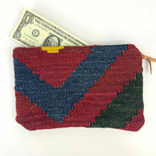 Load image into Gallery viewer, Kilim Rug Zipper Pouch