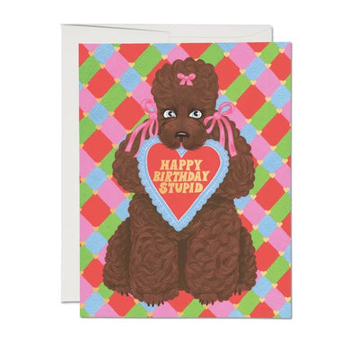 Happy Birthday Stupid Card