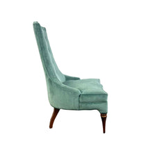 Load image into Gallery viewer, Blue Velvet Chair