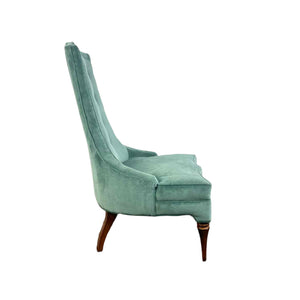 Blue Velvet Chair