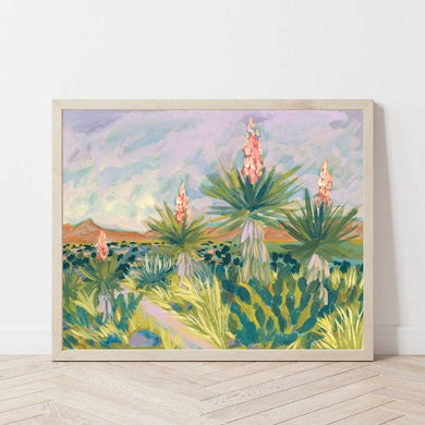Western Yucca Botanical Print