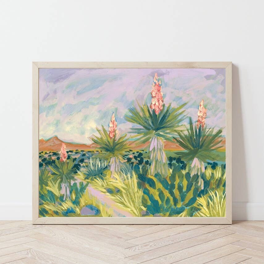 Western Yucca Botanical Print