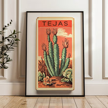 Load image into Gallery viewer, Cactus Matchbook Tejas Print