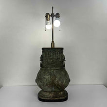 Load image into Gallery viewer, Chinese Bronze Urn Lamp