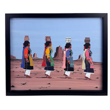 Load image into Gallery viewer, Navajo Gathering Framed Painting