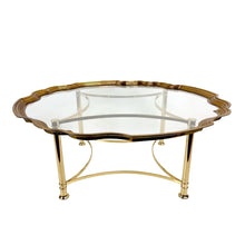 Load image into Gallery viewer, Gold &amp; Glass Coffee Table