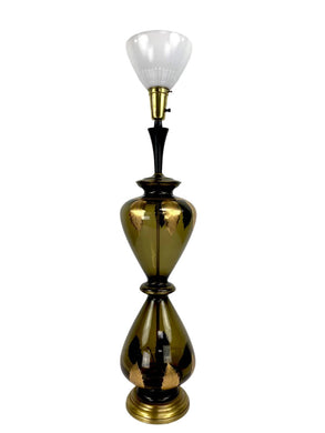 Mid-Century Hourglass Lamp